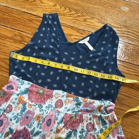 Matilda Jane Feeling Good Tank Wonderment sleeveless ruffle top. Size Medium. - Picture 5 of 12